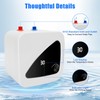 LIAPDG 1500W Electric Water Heater, 110V 2.11Gallon Electric Instant Hot
