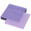 ONLYKXY 4 Pack Transparent Sticky Notes 7.6x7.6CM Self-Stick Book Tabs