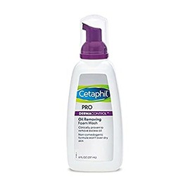 Cetaphil PRO DermaControl Oil Removing Foam Wash, 8 Fl Oz (Pack of 3) - Packaging May Vary