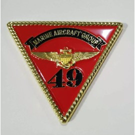 MARINE CORPS MAG-49 MARINE AIRCRAFT GROUP 2" CHALLENGE COIN