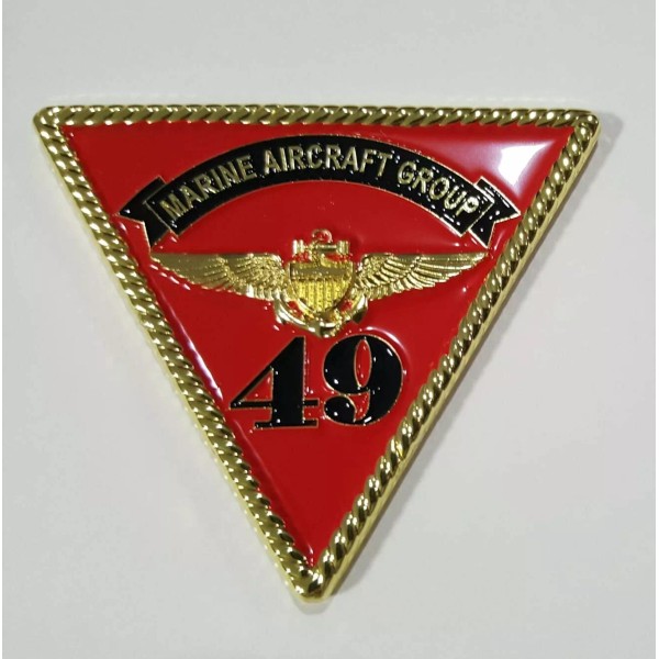 MARINE CORPS MAG-49 MARINE AIRCRAFT GROUP 2" CHALLENGE COIN
