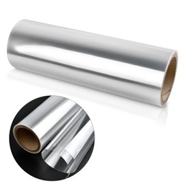 Supkiir Transparency Blank Stencil Sheets, 12inchs x 40ft Roll 4 Mil Clear Acetate Sheet, Reusable PET Template Stencils for Cutting Paper Crafts Decor