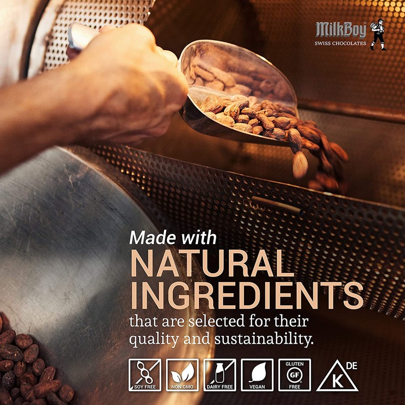 Milkboy Swiss Chocolates - Extra Dark Chocolate Bars 85% Cocoa