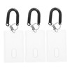 NUOBESTY 3 Sets Work Card Holder Lanyard for Keys Spring
