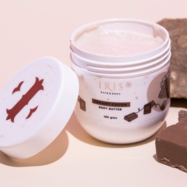 Iris Creamy Cocoa Body Butter - Indulge in Silky Smooth Skin | Deep Nourishment and Hydration | Suitable for All Skin Types | 180g