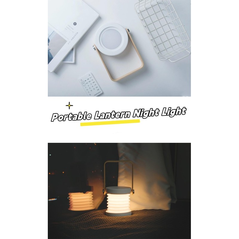 Telescopic Lantern Kids Night Light,is Stretched Lantern Also Portable Flashlight,USB