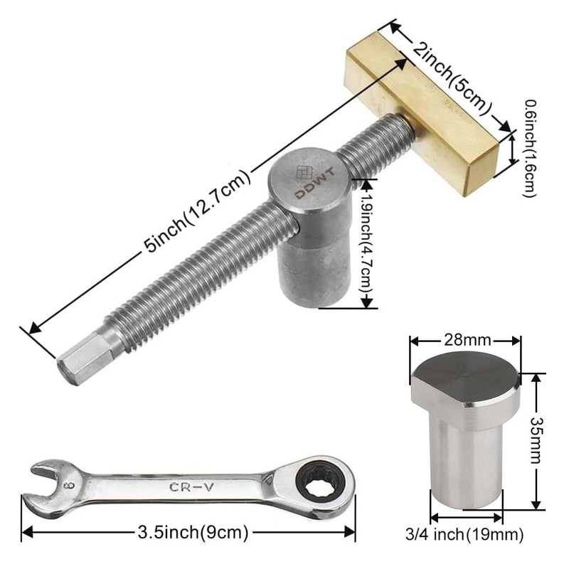 DDWT 2 Pack Bench Dog Clamp Dog Hole Clamp with