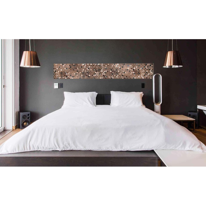 Parrotile Penny Round Tile Copper Bronze Mosaic Tiles for Kitchen