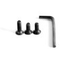Emart Backdrop Stand Replacrment Parts, 3 PCS Black Flat Head