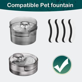 Cat Fountain Filters for DF10 & DF30 Automatic Pet Water Dispenser,Carbon Cat Fountain Replacement Filters (8 Pcs)