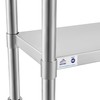 ROCKPOINT Work Commercial Kitchen Adjustable Under Shelf and Table Foot