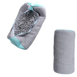 Shoes Laundry Bag Keep Shoes Clean, 2 Pcs Set - Shoe Wash Bag for Washing Machine, 360° Wrap Shoe Washing Bag for Sneakers, Boots & Delicate Footwear, Reusable Shoe Cleaning Bag (Grey)