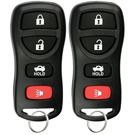 KeylessOption Keyless Entry Remote Control Car Key Fob Replacement for KBRASTU15 (Pack of 2)