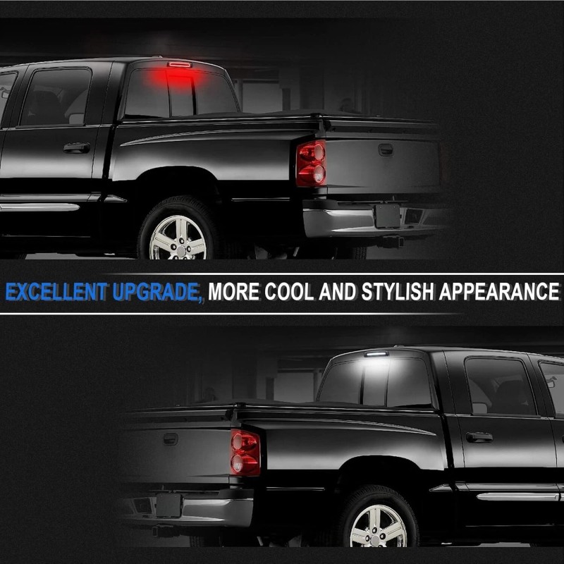 SP 3PCS For Dodge Dakota SLT 1997-2011 LED Third Brake