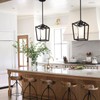 JIAYASHOUS Black Pendant Lights Kitchen Island, 1-Light Light Fixtures, Farmhouse