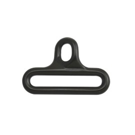 Wuuycoky 1.5" Inner Diameter Zinc Alloy Black Triangle Buckle Torsion Head Triangle Adjuster Ring Pack of 10