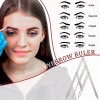 Gomia Regla Divisora Microblading Compas Diseño De Cejas Perfectas