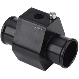 CENPEK Joint Pipe Temp, Car Water Temp Temperature Joint Pipe Hose Sensor Gauge Adapter-28MM