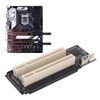 PCI E to Dual PCI Card Plug and Play PCB