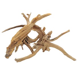 Hamiledyi 7-10in Natural Aquarium Driftwood 2PCS Large Reptile Spider Wood Ornament Assorted Branches Natural Driftwood Log Fish Tank Decoration