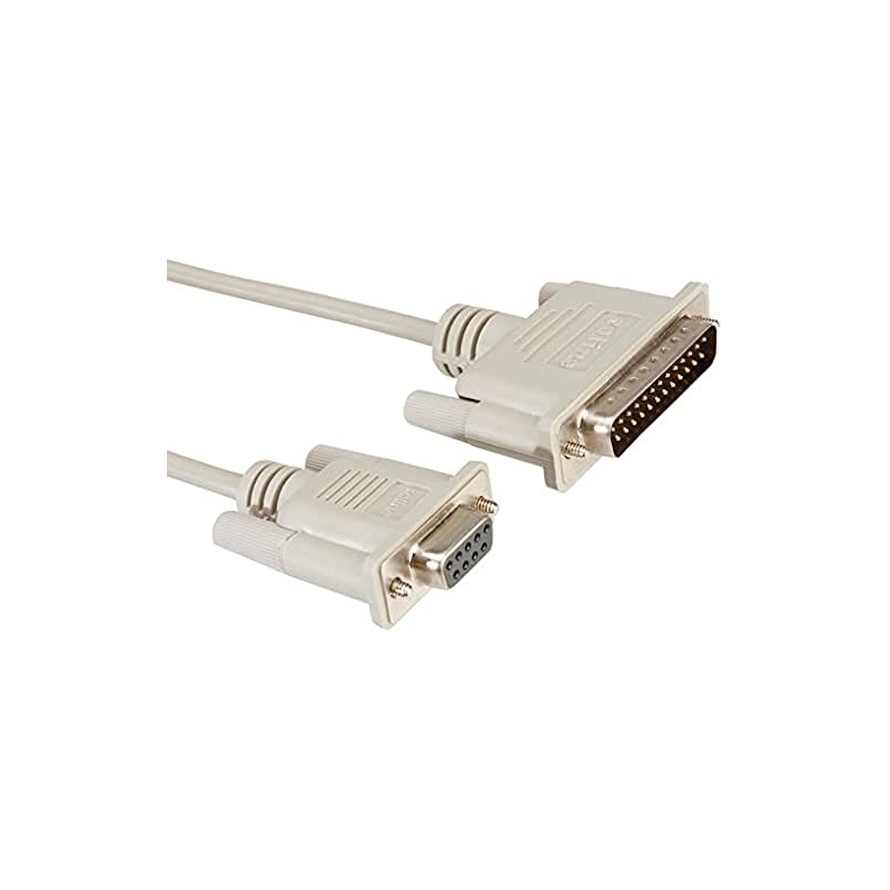 Roline 6m DB9 F-DB25 M Modem Cable
