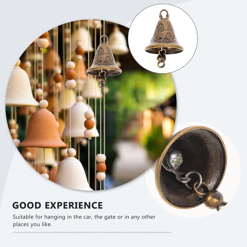 SUPVOX 11pcs Metal Vintage Antique Bells for Craft Wind Chime