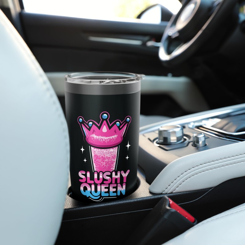 Slushy Queen Crowned in Frost Stainless Steel Insulated Tumbler