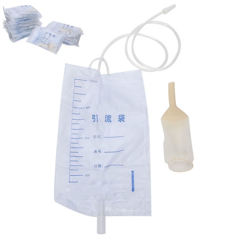 25pcs Male Disposable Drainage Bag Household Urine Collection Bag Healthy