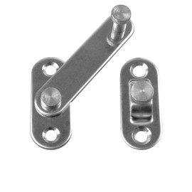 Door Bolt Swivel Lock Stainless Steel Nut 8 for 40 Profile 1 Piece Including Screw Connection
