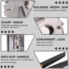 YMYP Wire Rope Crimping Tool for Loop Sleeves, Aluminum Double