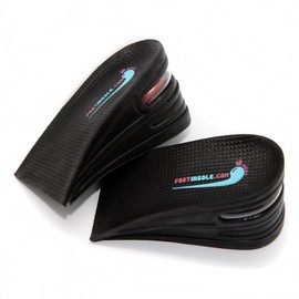 Air up Height Increase Shoe Heel Lift Inserts for Men and Women (3 Layers, 2.5" UP)