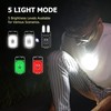 Molrebe 800Lumens Running Light, Rechargeable Headlamp Clip on Lights with