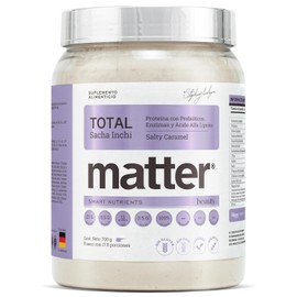 MATTER SMART NUTRIENTS - Total Beauty Salty Caramel con semilla Sacha Inchi - Protena en polvo con Probiticos, Enzimas y cido Alfa Lipoico - Ideal... 
