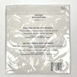 American Greetings NEW American Greetings Puffy Multicolor Animal Stickers w/ Shiny Sayings 1 Sheet