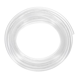 sourcing map Pneumatic Tubing Pipe Pu Hose 6mm OD x 4mm ID 10 Meters(32.8 FT) Air Compressor PU Polyurethane Line Hose Tube for Air Compressor Water Fluid Transfer, Clear