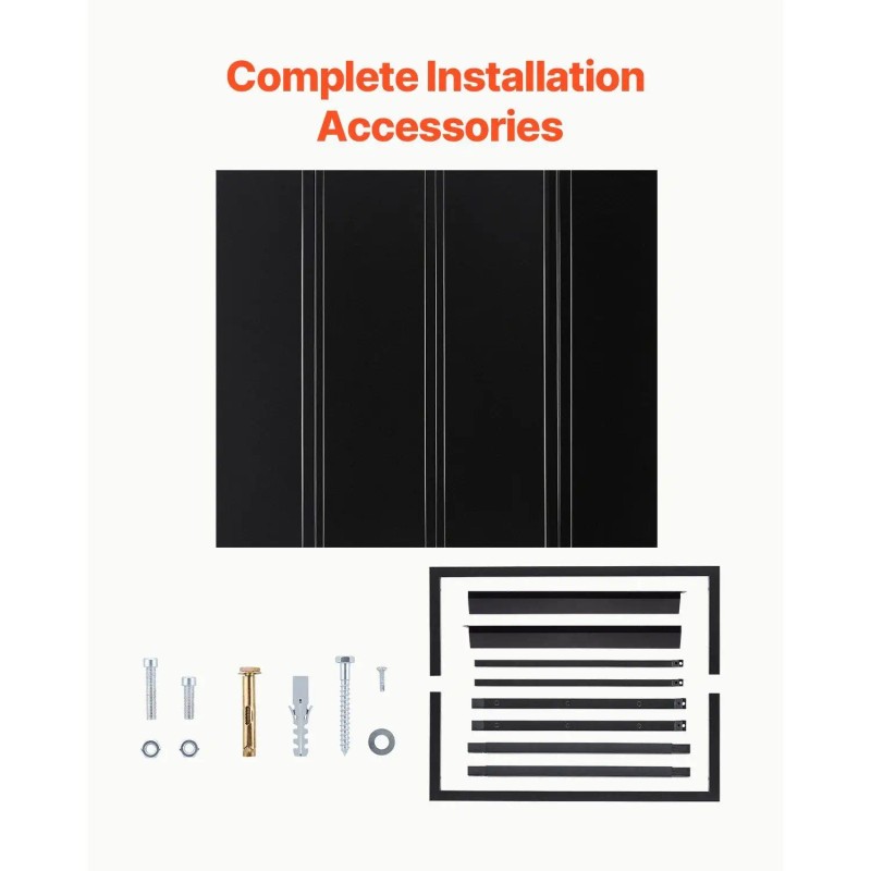 44 X 24-Inch Fixed Metal Awning with Stable Triangle Steel