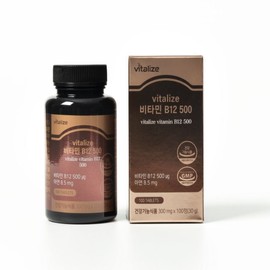 Vitalize Vitamin B12 500 & Zinc 100 tablets, 3 months, 10 days, 3 boxes / 바이탈라이즈 비타민B12 500 & 아연 100정 3개월10일 3박스
