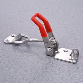 Toggle Clamp,2 pcs Adjustable Toggle Catch Toggle Latch Metal Clamps Quick Release Pull Latch Tools Clip Clamp Draw Latch, for Door Cabinet Box Case Trunk Tool Boxes 180kg 304 Stainless Steel