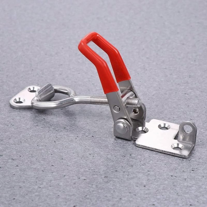 Toggle Clamp,2 pcs Adjustable Toggle Catch Toggle Latch Metal Clamps