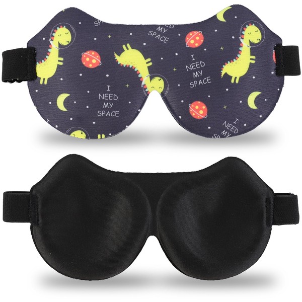 Yemiany Yemiany Kids Eye Masks for Sleeping - 3D Sleep