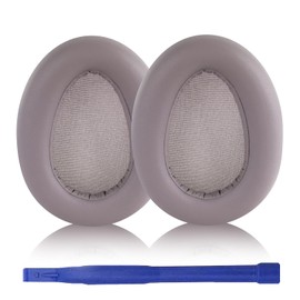 Aiivioll JBuds Lux ANC Replacement Ear Pads Compatible with JLAB JBuds Lux ANC Wireless Headphones, Earpads with Protein Leather, Earpads Cushions with Noise Isolation Foam（Purple）