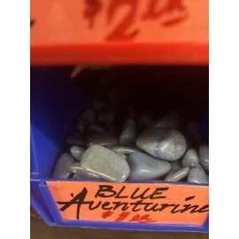 1 pound tumbled blue adventurine  wholesale