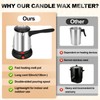 Candle Making Kit with Wax Melter,Electric Candle Wax Melter for