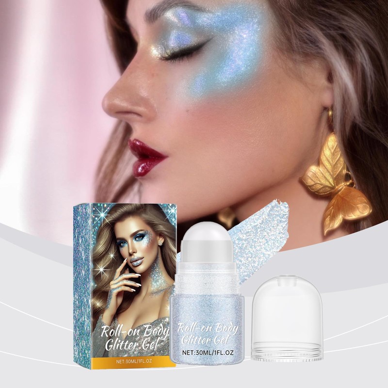 Glitter Body Gel (Blue)