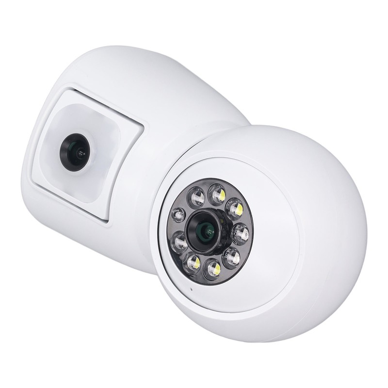 Dual Lens Security Camera 360 Degree Panoramic WiFi Indoor Surveillance