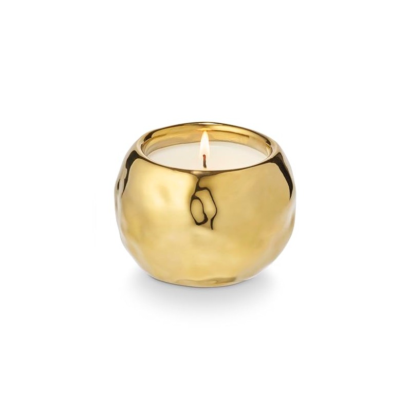 Illume Spiced Pear Ceramic Pear Candle