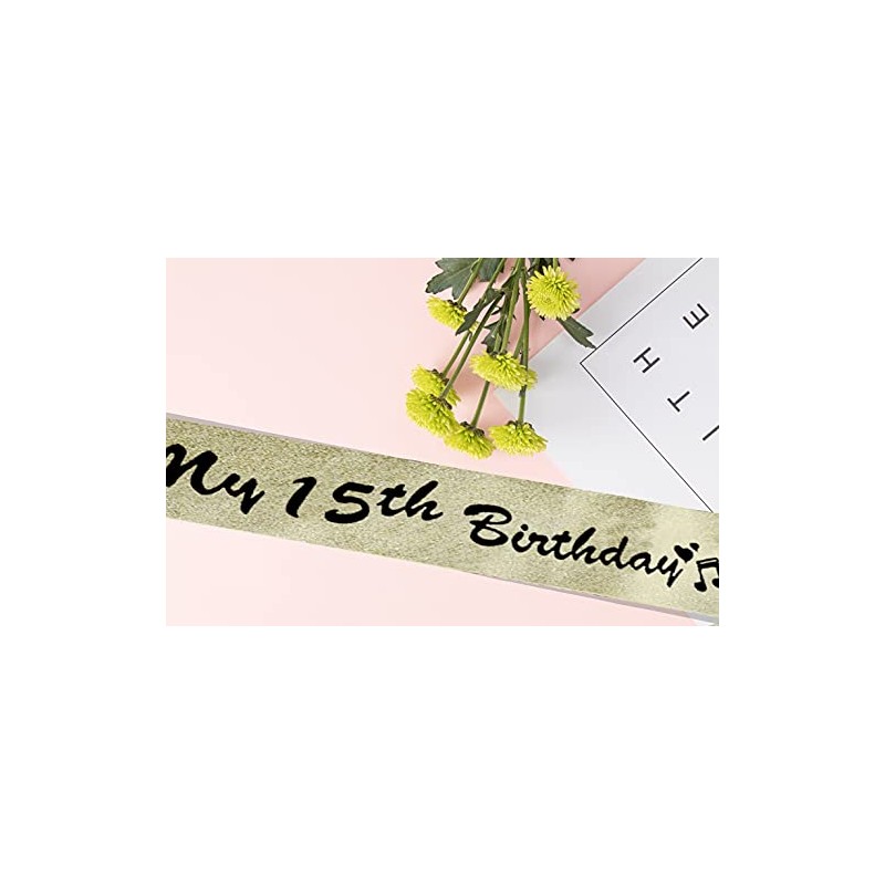 ALRBE TIN 15th Birthday Sash and Tiara Kit Birthday Girl