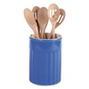 Omniware Simsbury Blue Ceramic Kitchen Utensil Crock