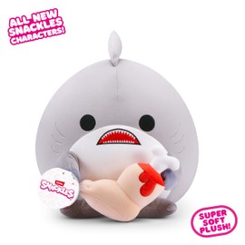 Snackles Series 1 14-inch Plush (FINN) by ZURU, Plush with Snack Accessory