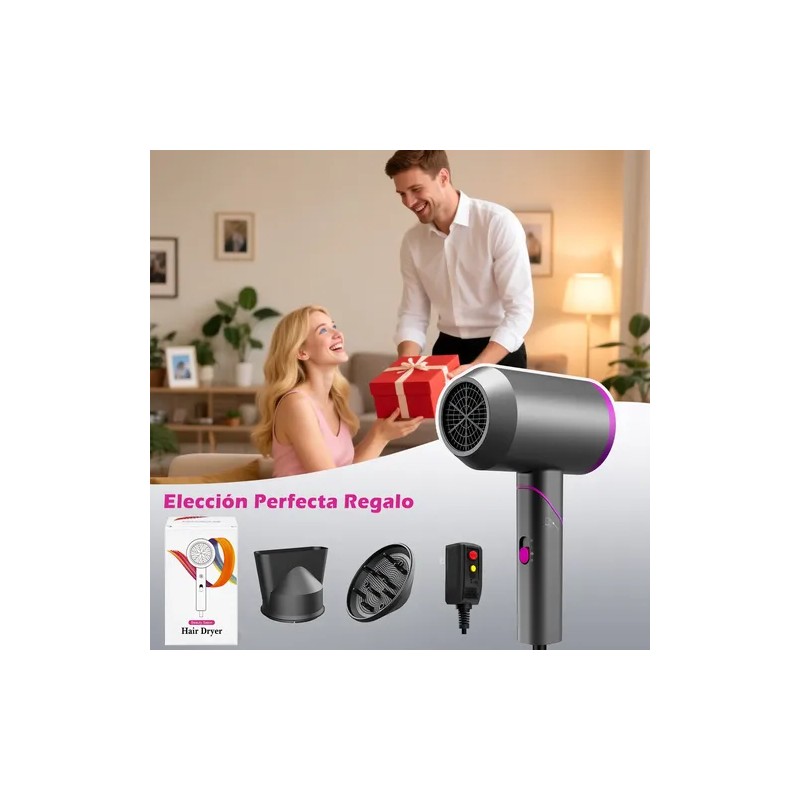 Secador Para Cabello Plegable Profesional Secadora Seguridad